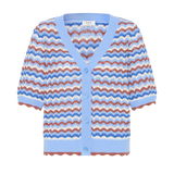 Cárdigan B.YOUNG Pointelle Marsala Stripe