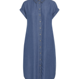 Vestido B.YOUNG Kosmo Mid Blue Denim