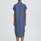Vestido B.YOUNG Kosmo Mid Blue Denim