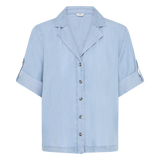 Camisa B.YOUNG Kosmo Turn Up Light Blue Denim