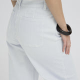 Jeans B.YOUNG Wide Light Blue Denim Stripe