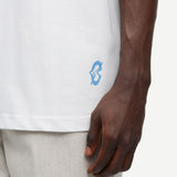 SAMSØE T-shirt SAMSØE Saswirl 11725 Swirl Blue Jasper