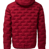 SALSA JEANS Quilted Jacket with Pockets Dark Red
