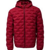 SALSA JEANS Quilted Jacket with Pockets Dark Red