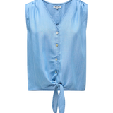 Blusa SALSA JEANS Lightdenim con Lazo