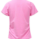 SALSA JEANS Gathered T-shirt Medium Pink