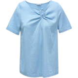 SALSA JEANS Light Denim Blouse with Metallic Detail