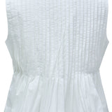 SALSA JEANS Plissierte weiße Bluse