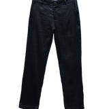 Pantalones Chinos SALSA de Lino Negros