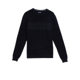 SALSA JEANS Textured Knit Sweater Black 