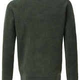 SALSA JEANS Textured Knit Sweater Dark Green 