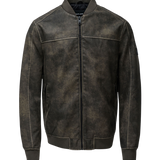 SALSA JEANS Bomber Jacket with Hood Dark Brown