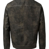 SALSA JEANS Bomber Jacket with Hood Dark Brown