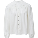 SALSA JEANS Embroidered Light Pearl Blouse