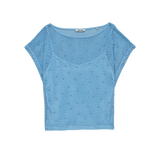 Camiseta SALSA JEANS Ganchillo Azul