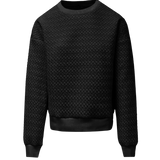 SALSA JEANS Lurex Jacquard Black Sweatshirt
