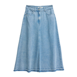 Falda SALSA JEANS Midi en Denim Lightdenim