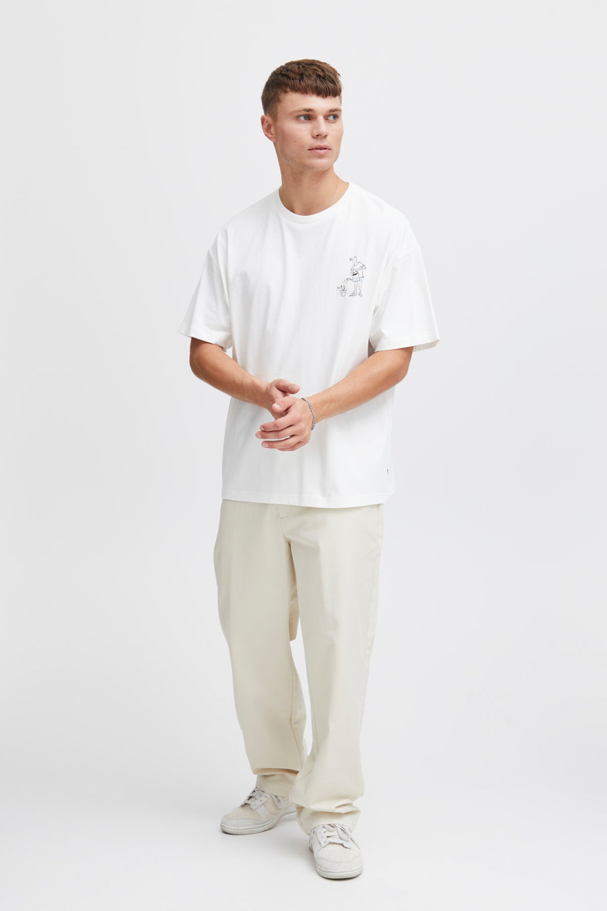 !Solid Imre Off White T-Shirt