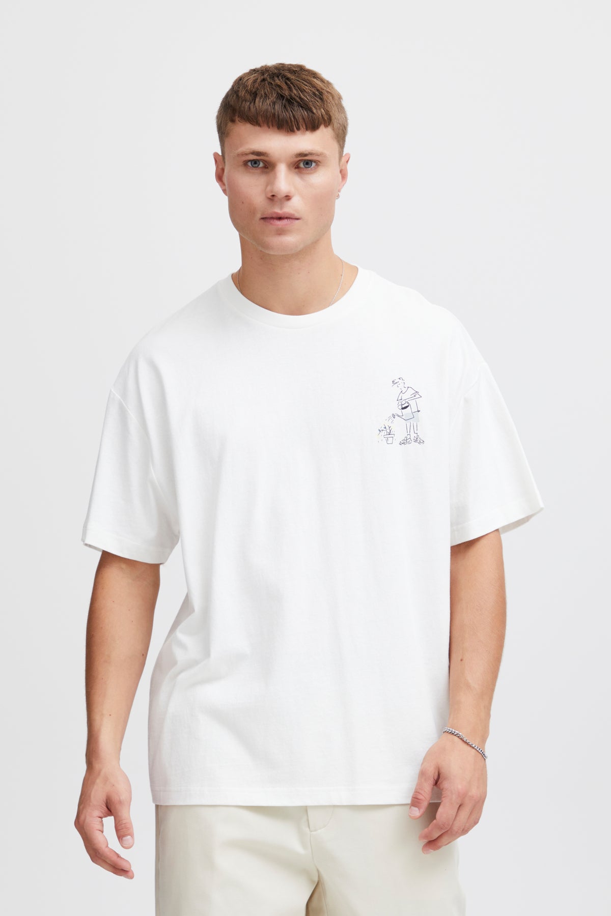 !Solid Imre Off White T-Shirt