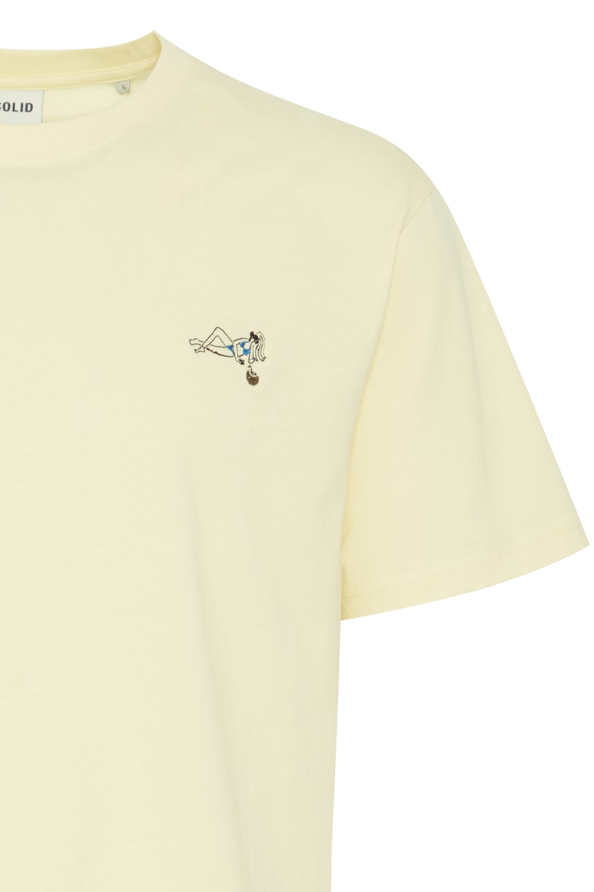 !Solid Ishan Anise Flower T-Shirt