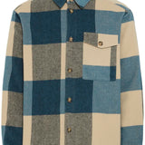 Sobrecamisa SOLID Manheim Indian Teal, vista frontal