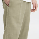 Pants !SOLID Liam Elas Slub Vetiver