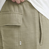 Pants !SOLID Liam Elas Slub Vetiver