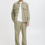 Pants !SOLID Liam Elas Slub Vetiver