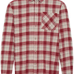 Camisa SOLID Steve Brick Red, vista frontal