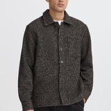 Sobrecamisa !SOLID Simeon Black Melange / Brown