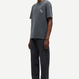 SAMSØE T-Shirt SAMSØE Saphil Washed Black Wallpaper