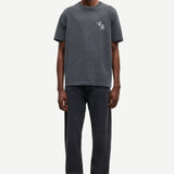 SAMSØE T-Shirt SAMSØE Saphil Washed Black Wallpaper