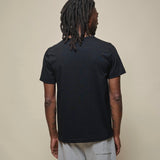 Camiseta MERZ B SCHWANEN Clásica de Peso Medio con Tejido de Punto circular 215 Negra