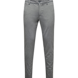 Pantalon Mark Tejido Jogger gris moyen chiné