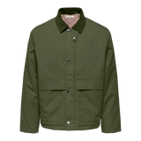 Abrigo ONLY & SONS Kosmo Olive Night