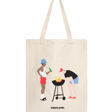 Bolso Tote DEDICATED Torekov BBQ Off White