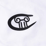 Camiseta ARIES x CHAMPION Stars de Manga Larga con Gráfico Unisex Blanco