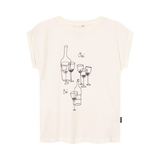 Camiseta DEDICATED Visby Oui Wine Off-White