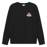 Sudadera DEDICATED Malmoe Cut Out Mountain Black