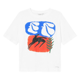 Camiseta DEDICATED Foal with Birds White
