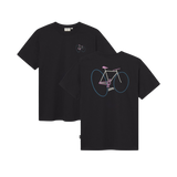Camiseta DEDICATED Stockholm Wonky Bike Black
