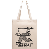 Bolso Tote DEDICATED Torekov Coffee Runner Off-White