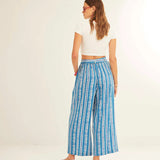 Pantalón XANTIK Lazo Cintura Marine