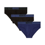 Pack de 3 Calzoncillos DIESEL Slips Andre Negro / Azul Marino