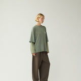 Camiseta NEW AMSTERDAM SURF ASSOCIATION Double Layer Longsleeve Sea Grass