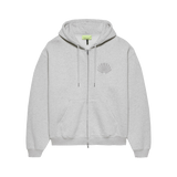 Sudadera NEW AMSTERDAM SURF ASSOCIATION Chop Zip Hoodie Grey Melange