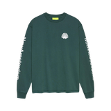 Camiseta NEW AMSTERDAM SURF ASSOCIATION Logo Longsleeve Bottle Green