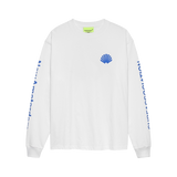 Camiseta NEW AMSTERDAM SURF ASSOCIATION Logo Longsleeve White