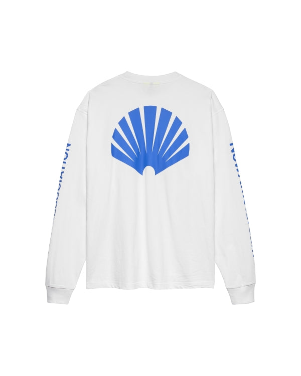 Camiseta NEW AMSTERDAM SURF ASSOCIATION Logo Longsleeve White - imagen oficial 2