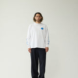 Camiseta NEW AMSTERDAM SURF ASSOCIATION Logo Longsleeve White - imagen oficial 3